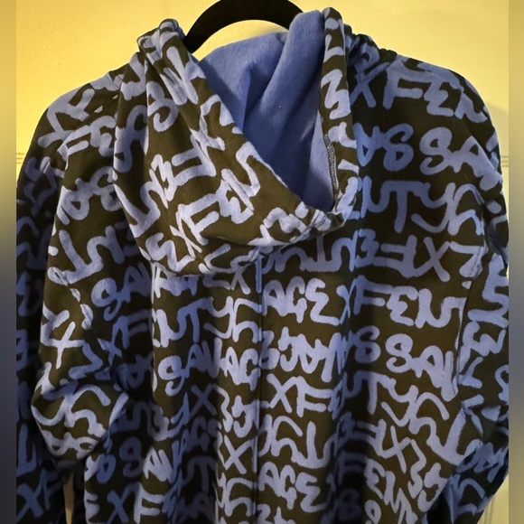 FOREVER SAVAGE HOODED ONESIE Forever Savage x Fenty XL / Men’s Med Unisex EUC - Picture 12 of 14